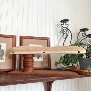 Antique tabletop sleeve ironing board